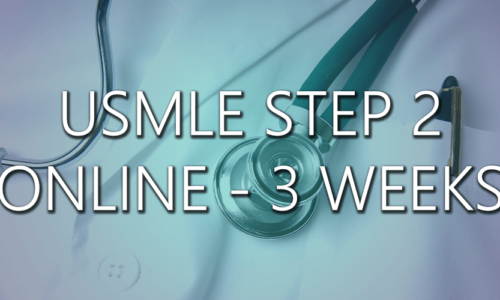 USMLE Step 2 – Online 3 Weeks